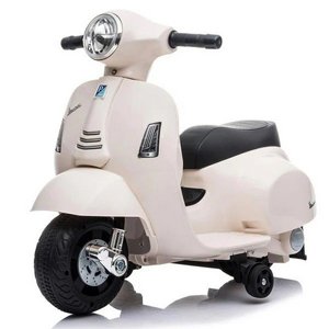 בימבה אופנוע ממונעת 6V וספה VESPA עם גלגלי עזר בימבה אופנוע ממונעת 6V וספה VESPA עם גלגלי עזר