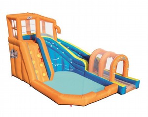 פארק מים מגלשת טורבו 420/320/260 +תותח מים BESTWAY 53303 פארק מים מגלשת טורבו 420/320/260 +תותח מים BESTWAY 53303