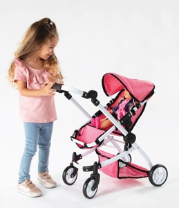 עגלת טיולון לבובה IAM ארבעה גלגלים עגלת טיולון לבובה IAM ארבעה גלגלים