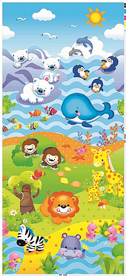 ���� ���� 1.8x1.2 � - 6 ����� 60x60 �"� - Puzzle Mat ������ Twigy