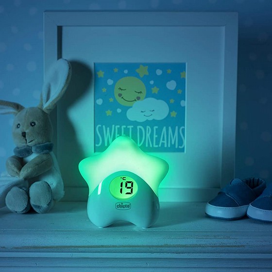 �������/����� ���� ���� ���� - Night Light Star Thermometer ���� Chicco