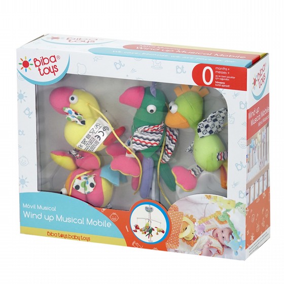������ ������� - Happy Birds Musical Mobile ���� ���� Biba Toys
