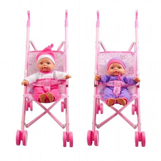 ���� ��� �� ���� ���� - Soft Baby With Metal Buggy