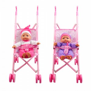 בובה רכה עם עגלת מתכת - Soft Baby With Metal Buggy בובה רכה עם עגלת מתכת - Soft Baby With Metal Buggy