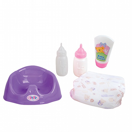 ���� ���� ����� ���� ������ ������� - Drink & Wet Baby Doll With Accessories