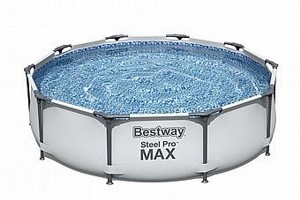 בריכת BESTWAY אולטרה עגולה קוטר 366 עומק 100, Steel Pro MAX דגם 56260 כולל משאבת פילטר 530 גלון 5614X בריכת BESTWAY אולטרה עגולה קוטר 366 עומק 100, Steel Pro MAX דגם 56260 כולל משאבת פילטר 530 גלון 5614X