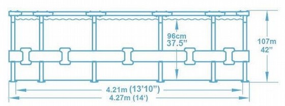 ����� BESTWAY ������ ����� ���� 427 ���� 107, Steel Pro MAX ��� 56950+����� ����� 800 ����+�����+����