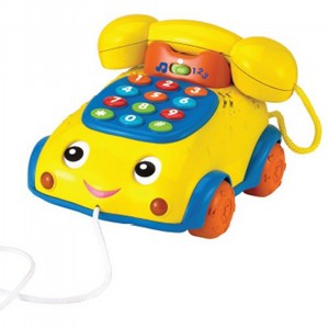 טלפון נגרר מנגן צהוב טלפון נגרר מנגן צהוב