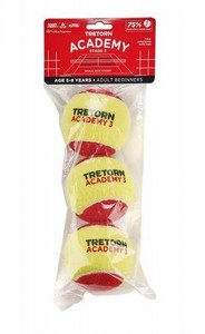 כדור טניס רך טרטורן 25% (3 יח') Tretorn Academy 3 לילדים כדור טניס רך טרטורן 25% (3 יח') Tretorn Academy 3 לילדים
