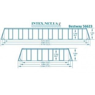 ����� ������ ������ 956X488X132 BESTWAY  ��� 56623