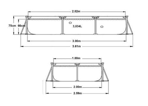 ����� INTEX ������ 300x200x75 �"� ��� 28272 ������