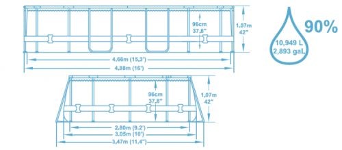 ����� BESTWAY/��� ���� 488X305X107 �"� ��� 56448 �������