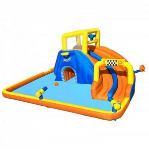 פארק מתנפח לילדים ענק מסלול מרוצים + כדורסל BESTWAY 53377 פארק מתנפח לילדים ענק מסלול מרוצים + כדורסל BESTWAY 53377