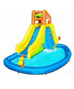 פארק מים מתנפח עם מתקן קפיצה 53345 Bestway - דגם MOUNT SPLASHMORE פארק מים מתנפח עם מתקן קפיצה 53345 Bestway - דגם MOUNT SPLASHMORE