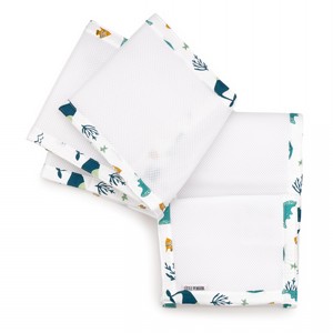 מגן ראש נושם לתינוק לעריסה ומיטה – דגם נקודות מגן ראש נושם לתינוק לעריסה ומיטה – דגם נקודות