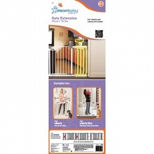 הארכה של 27 ס"מ לשער בטיחות ליברטי Dreambaby הארכה של 27 ס"מ לשער בטיחות ליברטי Dreambaby