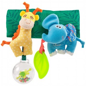 צעצוע לעגלה פיל וג'ירף - Out And About With Gilby And Eli צ'יקו Chicco צעצוע לעגלה פיל וג'ירף - Out And About With Gilby And Eli צ'יקו Chicco