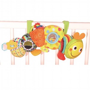 צעצוע לעגלה - Bizzy Bussy Stroller Fun Caterpillar ביבה טויס Biba Toys צעצוע לעגלה - Bizzy Bussy Stroller Fun Caterpillar ביבה טויס Biba Toys