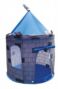 אוהל טירה כחול + 65 כדורים אוהל טירה כחול + 65 כדורים