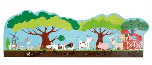 פאזל רצפה 36 חלקים חיות חווה SCRATCH פאזל רצפה 36 חלקים חיות חווה SCRATCH
