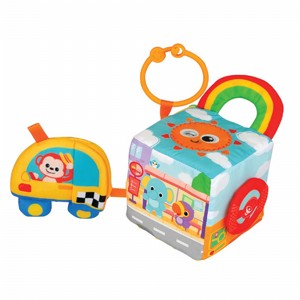 קוביית פעילות לתינוק מבד קוביית פעילות לתינוק מבד