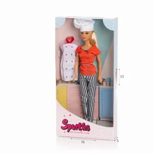 בובת אופנה SPARKLES שף - בובת איכות לילדות בובת אופנה SPARKLES שף - בובת איכות לילדות