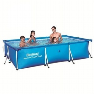 בריכת עמודים מלבנית 300X201X66 BESTWAY דגם 56404 בריכת עמודים מלבנית 300X201X66 BESTWAY דגם 56404