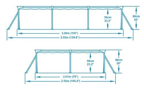 ����� ������ ������ 300X201X66 BESTWAY ��� 56404